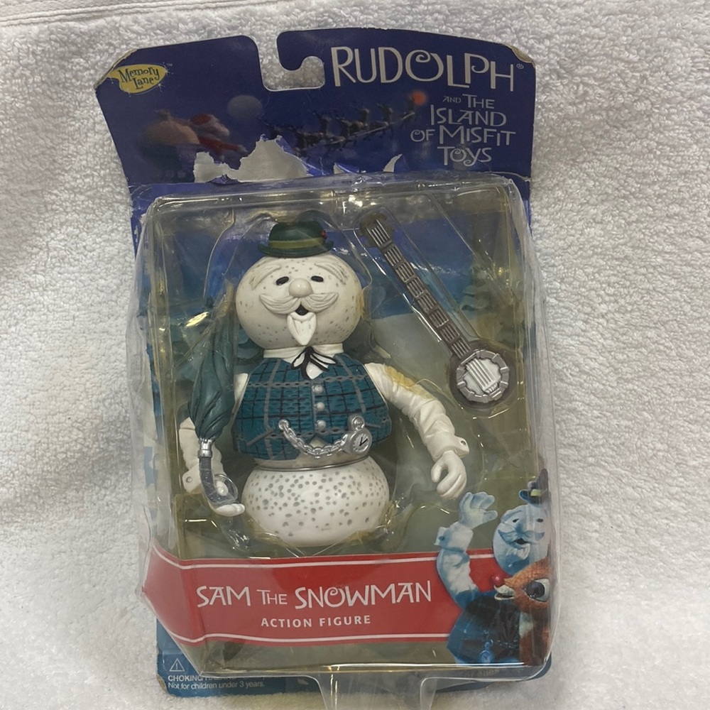 Sam the Snowman Action Figure Vintage 2001 Rudolph & The Island of Misfit Toys